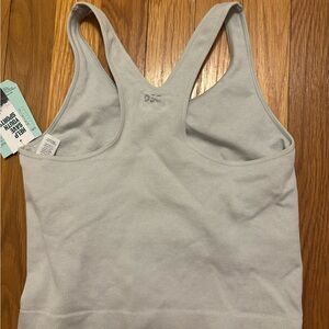 DSG Light Gray Ribbed Tank Top